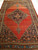 Antique Persian Bidjar Rug 8x12 | Abrash Red | Full View on Floor