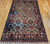 Vintage Afghan Silk Room Size Rug in Allover Pattern in Ivory, Burgundy, Brown