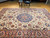 Vintage Persian Tabriz with Large Botanical Designs in French Blue, Ivory, and Salmon Colors 1835, 8’ 2” x 12’ 2”, 1st Quarter of the 1900s, The Persian Knot