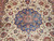 Vintage Persian Tabriz with Large Botanical Designs in French Blue, Ivory, and Salmon Colors 1835, 8’ 2” x 12’ 2”, 1st Quarter of the 1900s, The Persian Knot