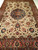 Vintage Persian Tabriz with Large Botanical Designs in French Blue, Ivory, and Salmon Colors 1835, 8’ 2” x 12’ 2”, 1st Quarter of the 1900s, The Persian Knot