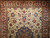 Vintage Persian Tabriz with Large Botanical Designs in French Blue, Ivory, and Salmon Colors 1835, 8’ 2” x 12’ 2”, 1st Quarter of the 1900s, The Persian Knot