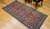 Vintage Khotan Area Rug in Allover Geometric Pattern on Brick Red, Yellow, Ivory 1817, The Persian Knot, SKU 1817