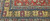 Vintage Khotan Area Rug in Allover Geometric Pattern on Brick Red, Yellow, Ivory 1817, The Persian Knot, SKU 1817
