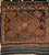 19th Century Persian Shahsavan Tribal Bag Face with Soumak Woven Designs 1839, 2’ 2” x 2’ 4”, 4th Quarter of the 1800s, NW Persia