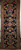 Antique Persian Lilian Runner | Abrash Navy Floral | Top Section Detail