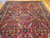 Vintage Persian Heriz Serapi Room Size Rug in Allover Pattern in Red, Green, Blue, Yellow, Ivory 1945, The Persian Knot, SKU 1945