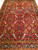 Vintage Persian Heriz Serapi Room Size Rug in Allover Pattern in Red, Green, Blue, Yellow, Ivory 1945, The Persian Knot, SKU 1945