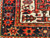 Vintage Persian Karajeh Rug 2x3 | Three Medallion | Border Detail