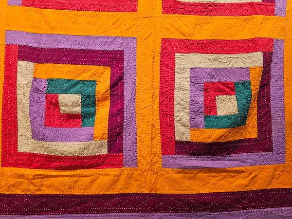 Early 20th Century African American Southern Hand Stitched Quilt, The Persian Knot, SKU 2009