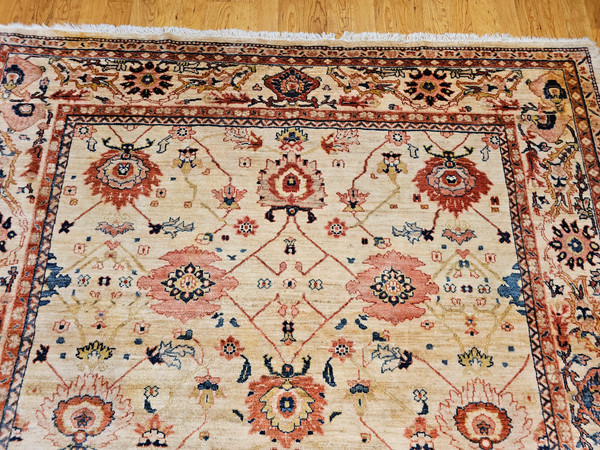 Vintage Persian Mahal Sultanabad in an All-over Geometric Pattern,  @thepersianknot  , SKU 2186