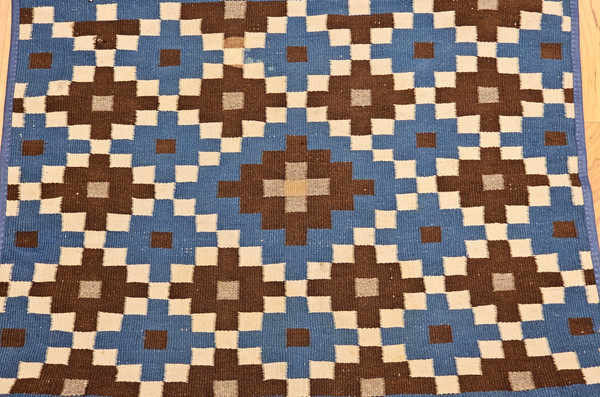Vintage Mexican Saltillo Serape Kilim Rug,  @thepersianknot  , SKU 2258