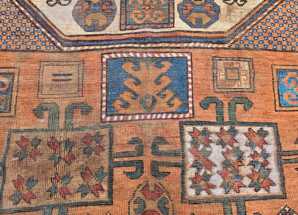 19th Century Caucasian Karachov Area Rug,  ⁨@thepersianknot⁩  , SKU 1538