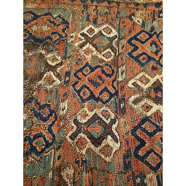 Shahsavan Soumak Saddlebags 1469, 1’ 10” x 4’ 1”, 4th Quarter of the 1800s, NW Persia