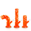 11.5" Waxmaid Springer: Portable Silicone Bong - Orange