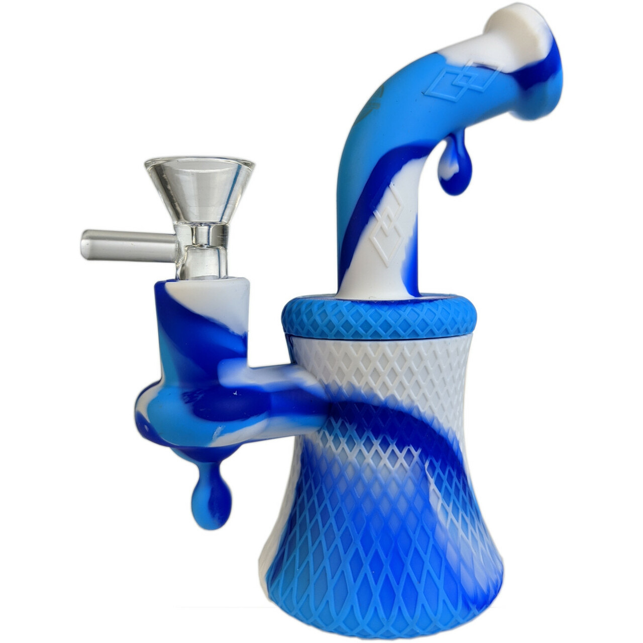 Blue Dreamer Silicone Dab Rig with Banger