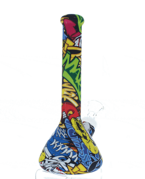 8" Silicone Beaker Bong Cool Joker 8" Silicone Beaker Bong Cool Joker