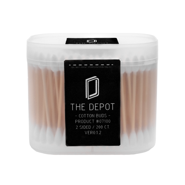 The Depot Cotton Buds: 200 Count Tub