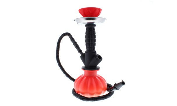 SILICONE SINGLE HOSE HOOKAH Red