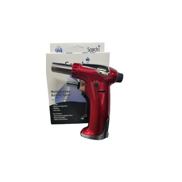 Scorch Torch Jet Flame Multipurpose Butane Torch - Red