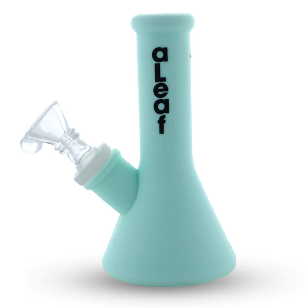 5" Heavy Duty Indestructible Mini Silicone Bong: Mint