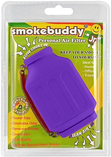 SmokeBuddy Jr Personal Smoke Air Filter - Purple