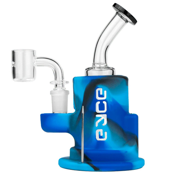 Eyce Spark Rig: Silicone Dab Rig - Winter Blue