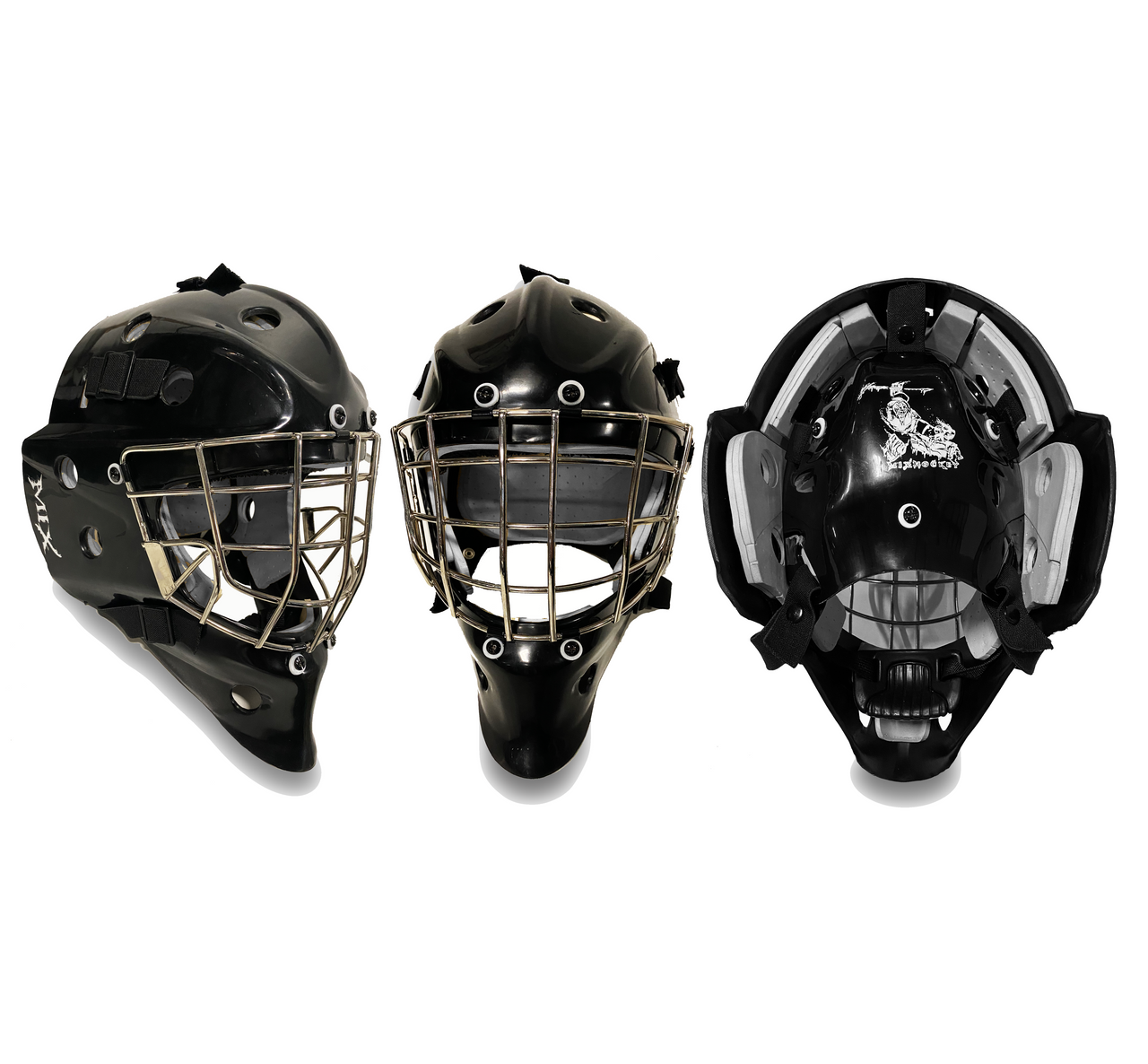 nhl hockey mask front view