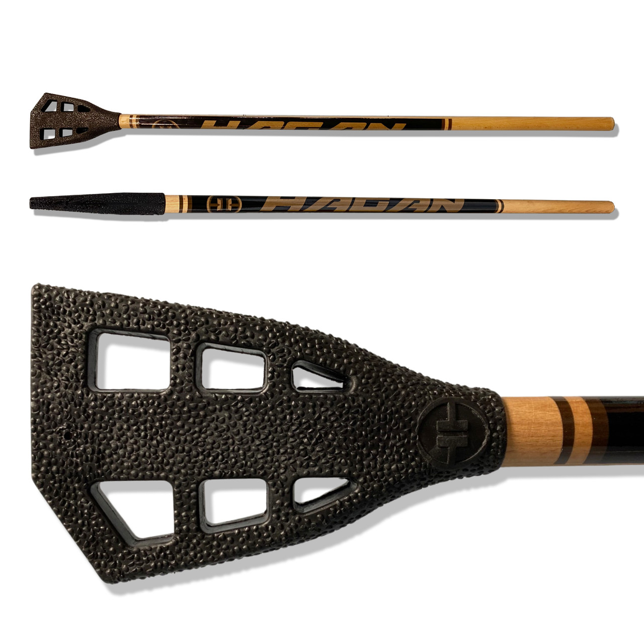 H-1 Hagan Wood Broomball Broom Stick Senior 47.5In