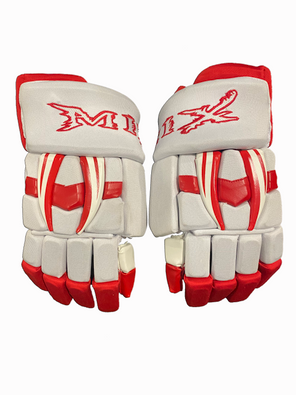 MIX Venom MX9 Ice Hockey gloves - Wht/Red