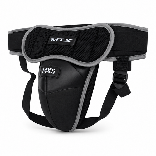 MIX MX5 Pro Goalie Jock – Dual Cup Protection | Adjustable Senior Ice Hockey Goalie Jock