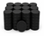 Ice Hockey Pucks – Regulation 6 oz Black Rubber Practice Pucks – Official Size & Weight – Hockey Training Pucks for Shooting, Passing & Stickhandling – 6, 12, 25, 50 & 100 Pack