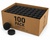 Ice Hockey Pucks – Regulation 6 oz Black Rubber Practice Pucks – Official Size & Weight – Hockey Training Pucks for Shooting, Passing & Stickhandling – 6, 12, 25, 50 & 100 Pack