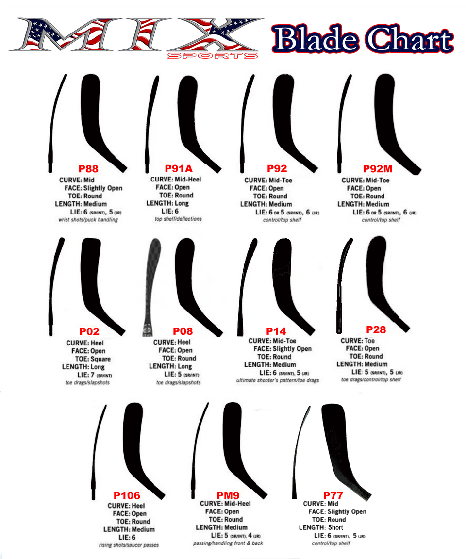 Mix Venom MX7 Ice Hockey Stick Intermediate Mix Sports