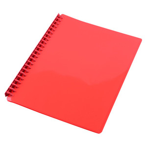 DISPLAY BOOK GNS A4 REFILLABLE GLOSS RED 20P DISPLAY BOOK GNS A4 REFILLABLE GLOSS RED 20P