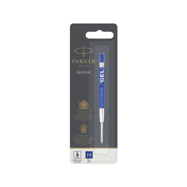 PEN REFILL PARKER 0.7MM GEL MEDIUM BLUE