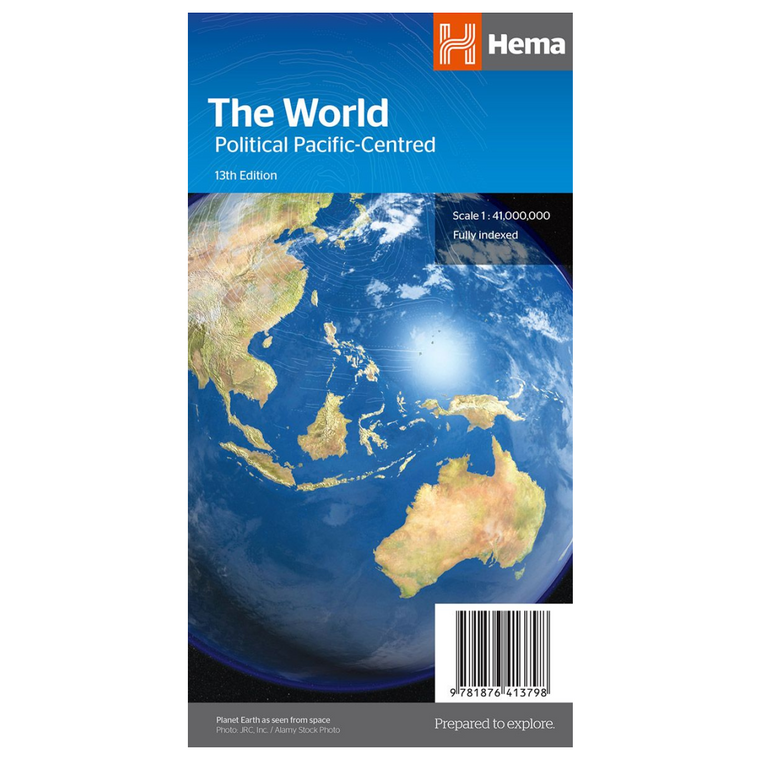 MAP HEMA WORLD POLITICAL PACIFIC-CENTRED