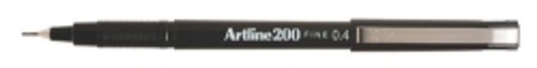 PEN FINELINER ARTLINE 200 0.4MM FINE FELT TIP BLACK/BLUE/RED