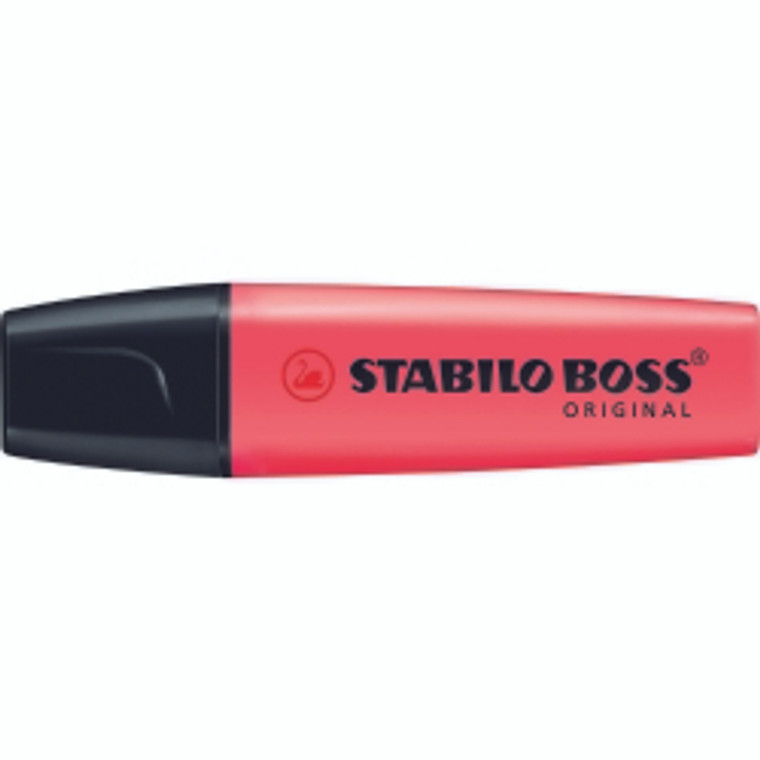 HIGHLIGHTER STABILO BOSS RED EACH