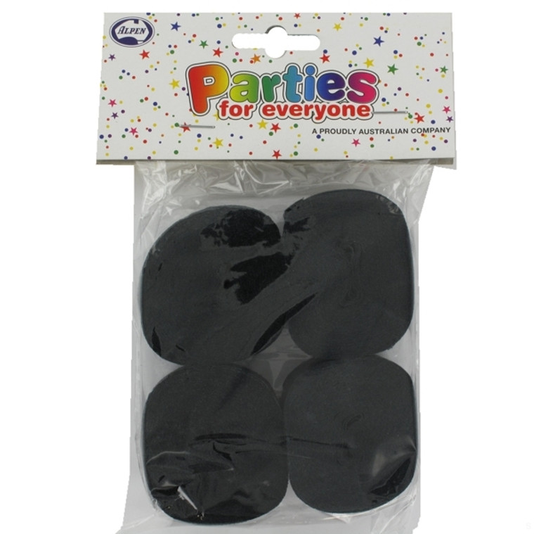 STREAMERS CREPE ALPEN P4 BLACK