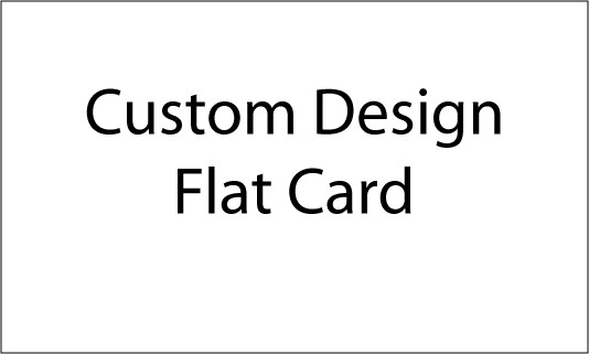 8.5 x 5.5  Flat Note Card