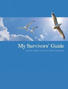 My Survivors’ Guide is the ultimate organizing tool for yourself and for your loved ones. You will be surprised at how many important details can be recorded in My Survivors’ Guide. Here’s a partial list: All the people to contact immediately; email and online accounts, social media sites, usernames and passwords; location of important documents, financial records and valuables; suggestions for obituary, funeral and burial; financial benefits information; plans for care of children and pets; and to whom or where possessions could/should go. Begin completing your guide as soon as it arrives. You'll feel better and your loved ones will appreciate your thoughtfulness.