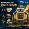 Topcon RL-H5A Horizontal Laser , w/ Receiver, Alkaline. (1021200-50LS-100