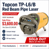 Topcon TP-L6 Red Beam Pipe Laser