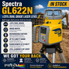 Spectra GL622N  ± 25%  Dual Grade w/ HL760 Receiver , RC602N remote, Rech. Batt.