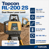 RL-200 2S (-5 to +25%) Dual Slope Laser, Alkaline. LS-80X Sensor Alkaline.