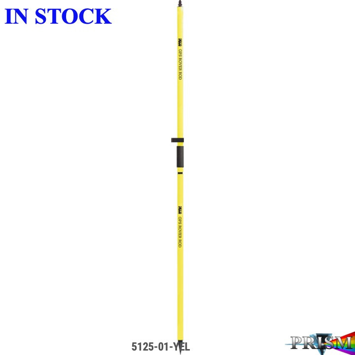 SECO Two-Piece GPS Rover Rod with Quick-Release Tip – Standard Yellow (5125-01-YEL)