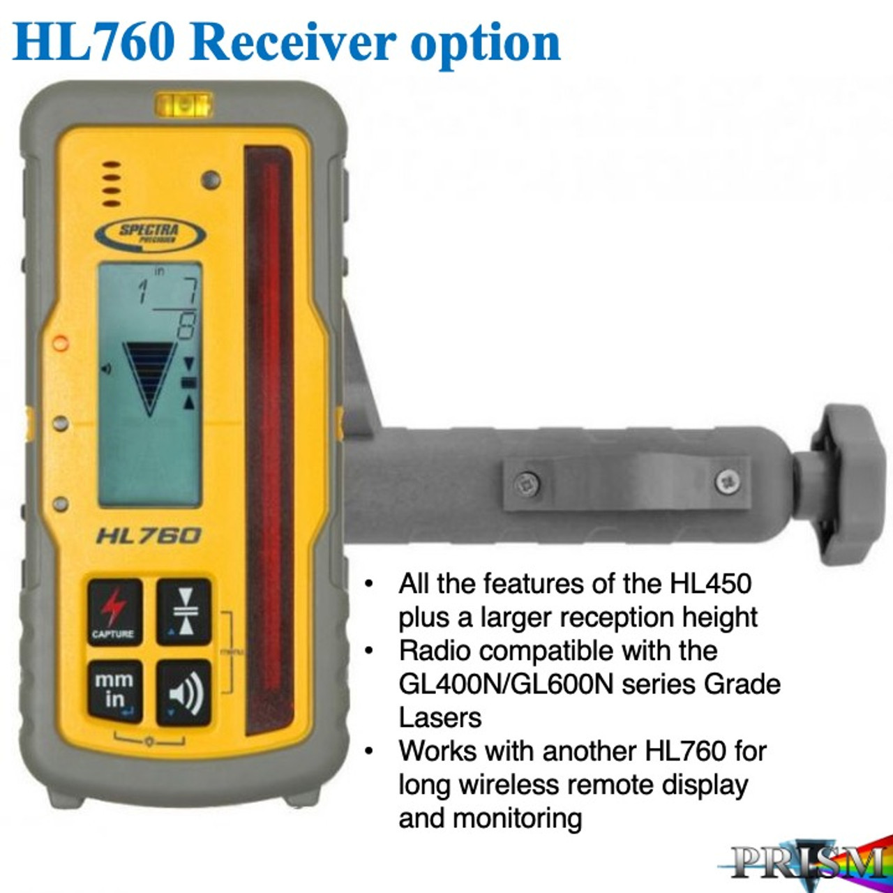 Spectra GL612 ± 25% Single Grade w/ HL760 Receiver , RC602N remote, NIMH Batt. (GL612N)