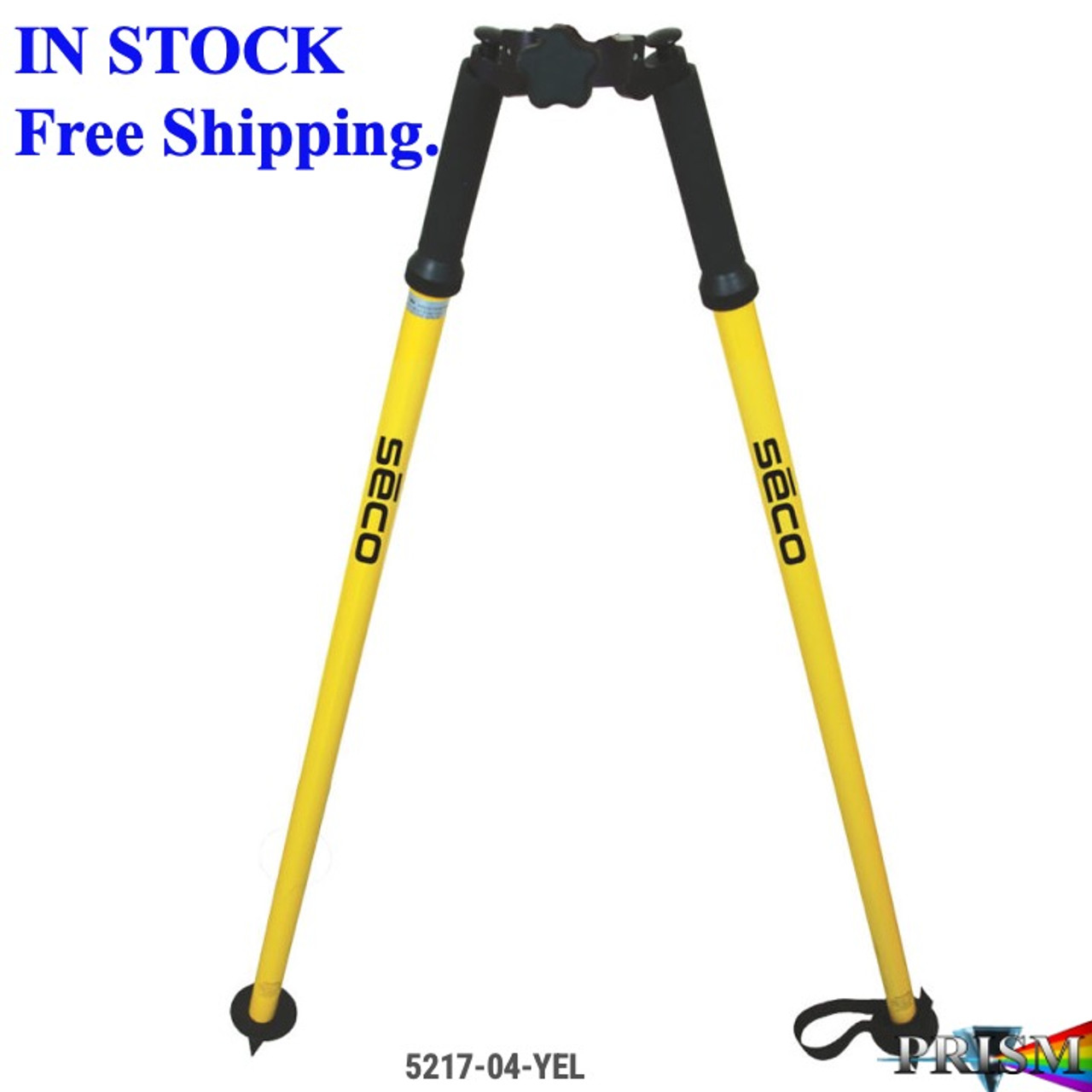 SECO Thumb-Release Bipod – Yellow(5217-04-YEL)