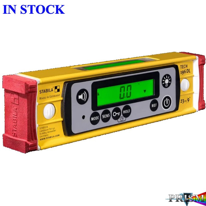 STABILA TECH 196 DL 16" digital spirit level w/Case.